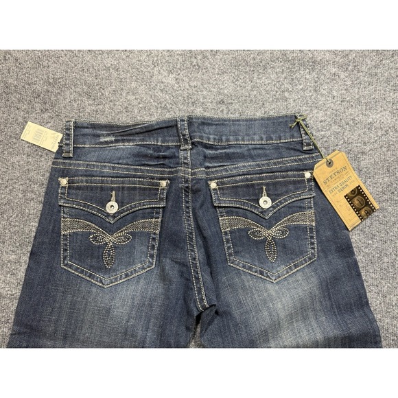 NWT Stetson Jeans Hollywood Bootcut No. 818 Blue Denim Womens Size 10R  Western - Picture 5 of 10